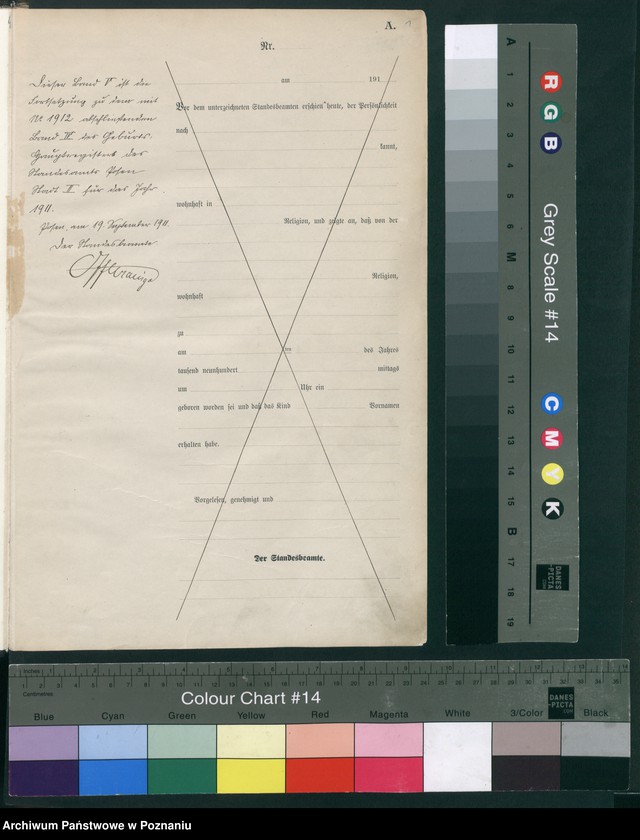 Obraz 3 z jednostki "Księga miejscowa urodzeń tom V [Rejestr główny urodzeń]"