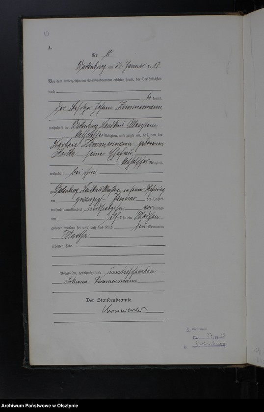 image.from.unit.number "Geburts-Haupt-Register Nr 1 - 101, 1 - 70"