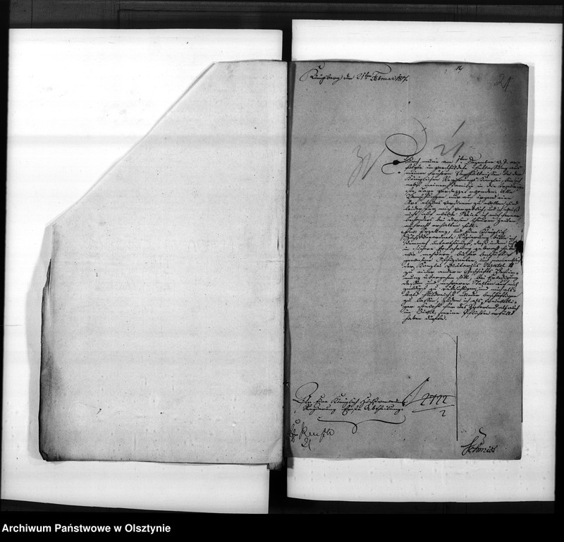 image.from.unit.number "Anstellung des Kanzleigehülfen Schidt [Friedrich]"