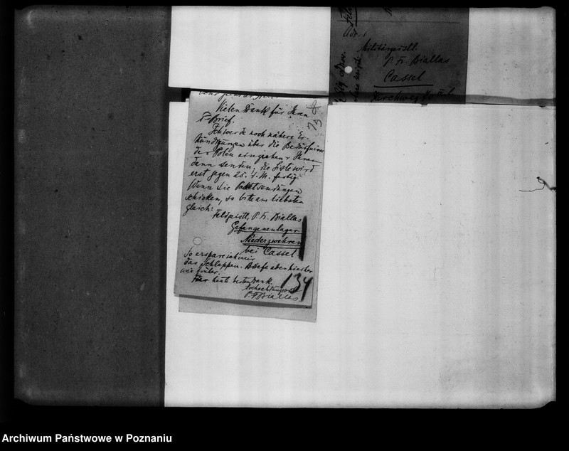 Obraz 15 z jednostki "Korespondencja- listy jeńców wojennych o pomoc materialną z obozu Cassel."