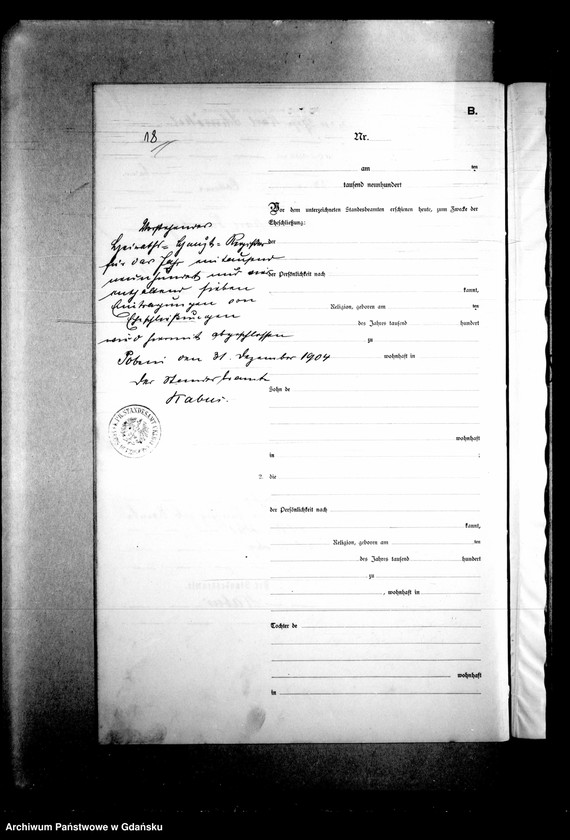 image.from.unit.number "Księga małżeństw"