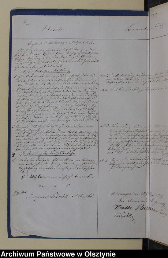 image.from.unit.number "Beläge zur Rechnung der Kirchen-Kasse zu Mohrungen"
