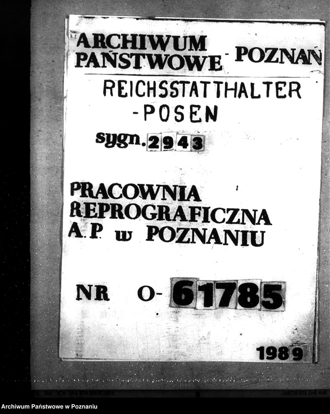 Obraz 1 z jednostki "Barackenlager Posen, Ordnungspolizei, Bulgarische Strasse"