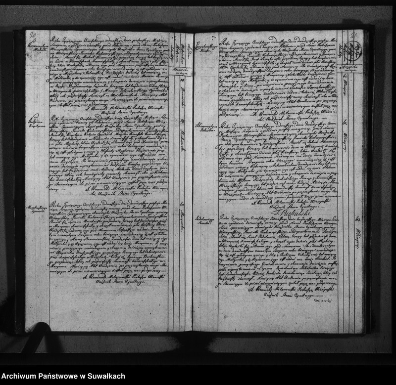 image.from.unit.number "Księga do zapisywania aktów cywilnych urodzenia gminy wiżajńskiey, departamentu łomżyńskiego, powiatu kalwaryjskiego"