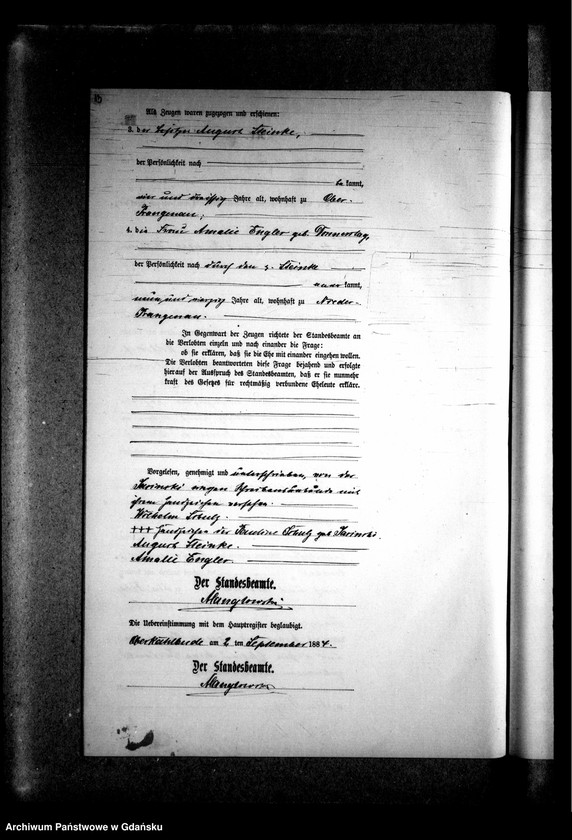 Obraz 18 z jednostki "Księga małżeństw"