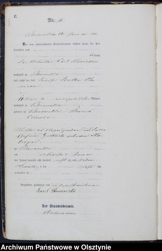 image.from.unit.number "Sterbe-Haupt-Register Nr 3 - 124"