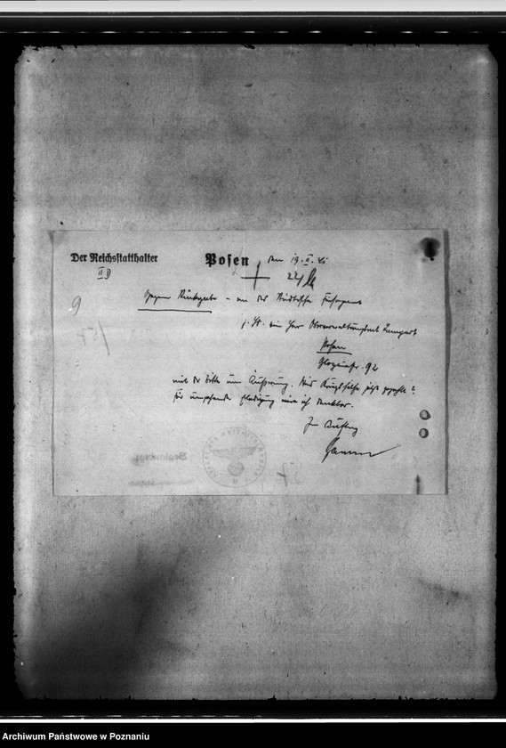 Obraz 13 z jednostki "Kriegshilfe - einschliesslich auslandsdeutsche Flüchtlinge - Vollzug."