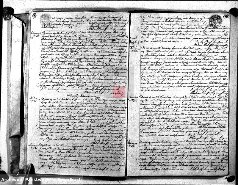 image.from.unit.number "Duplikat Aktów Urodzonych, Zaślibionych i Zmarłych Katolików Parafii Leypunskiey Roku 1828"