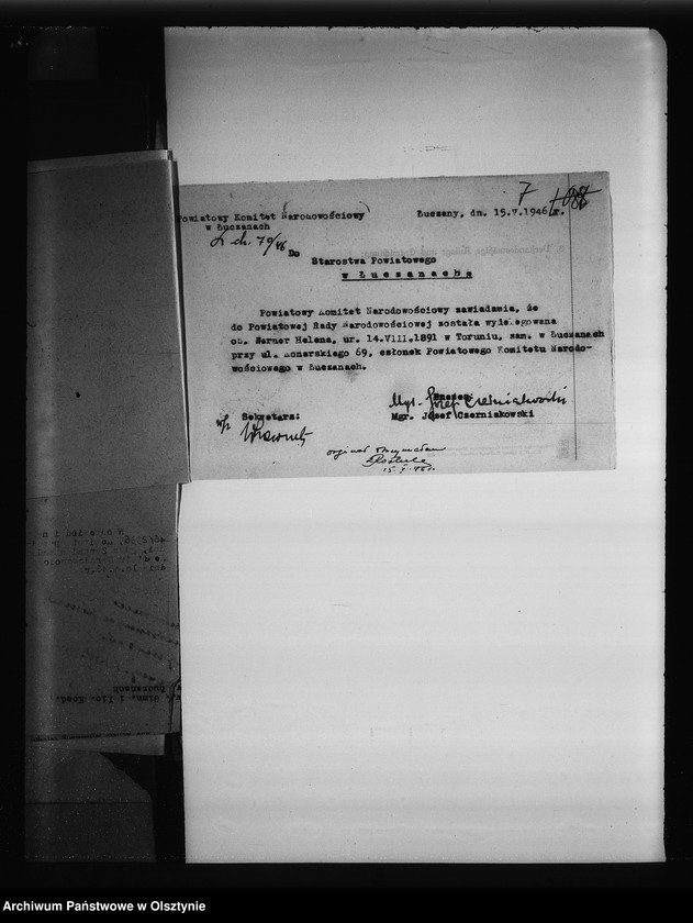 image.from.unit.number "Powiatowy Komitet Narodowościowy w Giżycku"