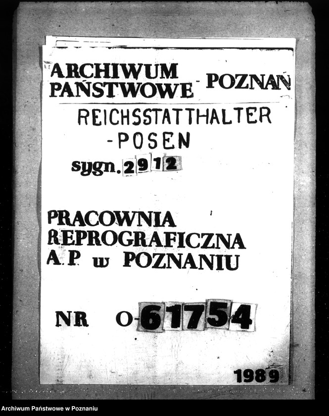 Obraz 1 z jednostki "Dienststellen der Polizei, Waffenmeisterei in Leslau"