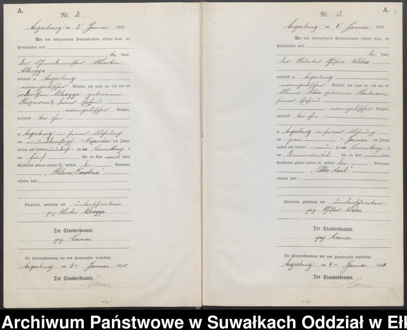 image.from.unit.number "Geburts-Neben-Register des Preussischen Standes-Amtes Angerburg Kreis Angerburg, Band I (Nr1-Nr158)"