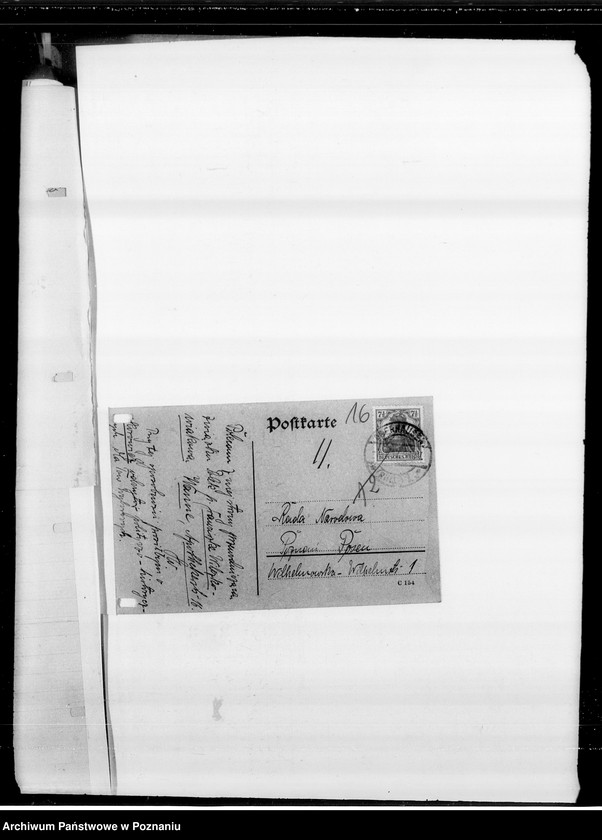 Obraz 20 z jednostki "Rok Kościuszkowski - korespondencja związana z obchodami setnej rocznicy śmierci Tadeusza Kościuszki."