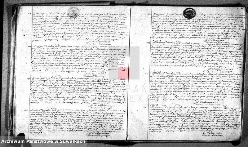 image.from.unit.number "Duplikat akt urodzonych, zaślubionych i umarłych w parafii wigierskiej"