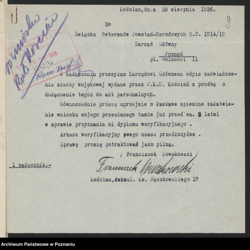 Obraz 14 z jednostki "Kościan - akta koła. tom II."