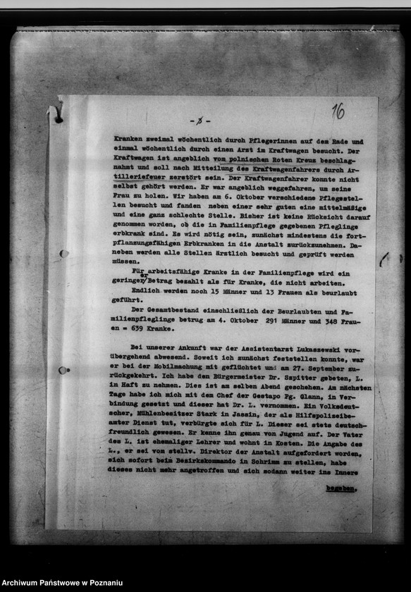 Obraz 20 z jednostki "Akten betreffend Landesheilanstalt Kosten [Protokoły lustracji i zestawienia finansowe]."