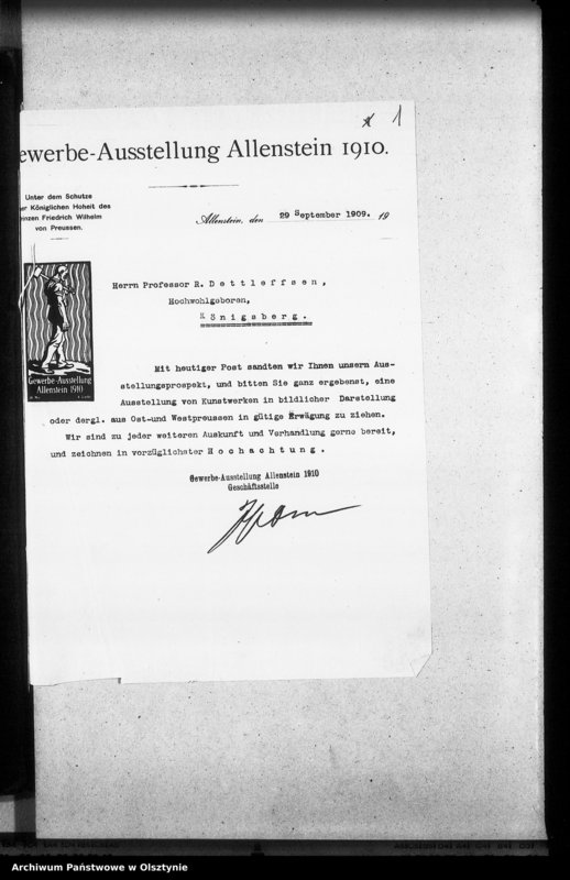 image.from.unit.number "Allenstein, Gewerbeausstellung 1910"