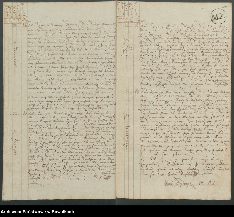 image.from.unit.number "Akta zeszłych gminy puńskiey od 1-go maja 1810"