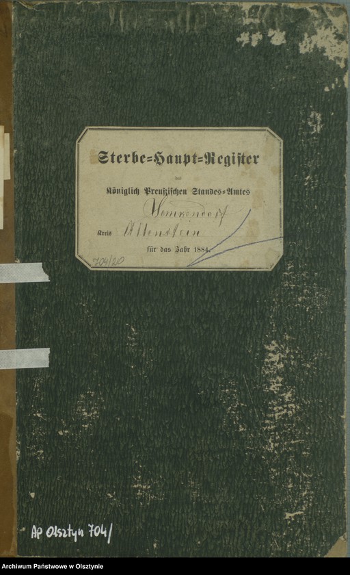 image.from.unit.number "Sterbe-Haupt-Register Nr 1 - 78"