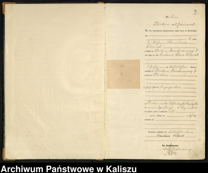 Obraz 4 z jednostki "[Księga zgonów]"