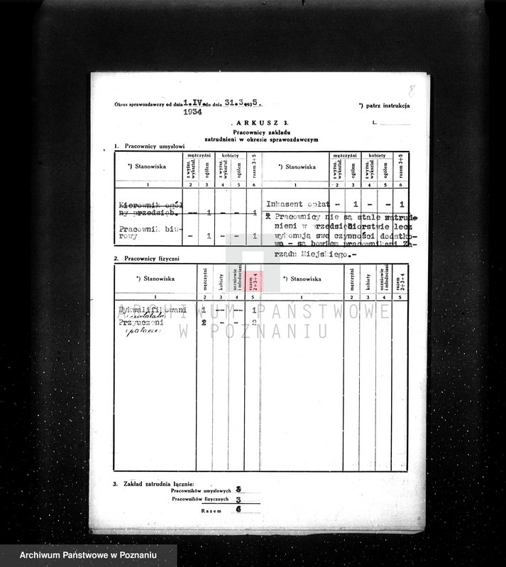 Obraz 15 z jednostki "Kwestionariusz Gazownia Miejska w Borku pow. Gostyń"