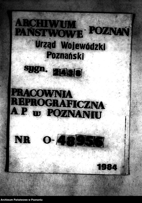 Obraz 1 z jednostki "Rejestry pomiarowe gruntów wydzielonych z majątku Łukom i oddanych w zamian za serwituty na własność wsi Myszakówek powiatu konińskiego"