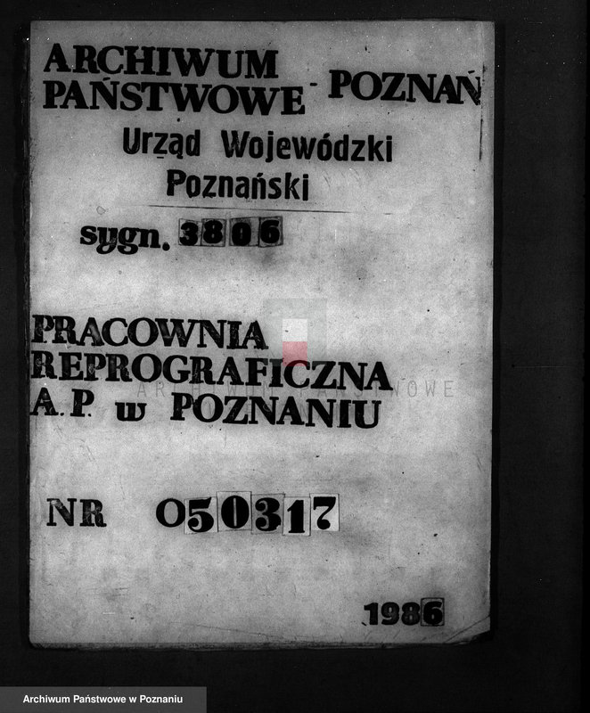 Obraz 1 z jednostki "Majętność leśna Uzarzewo powiat poznański"