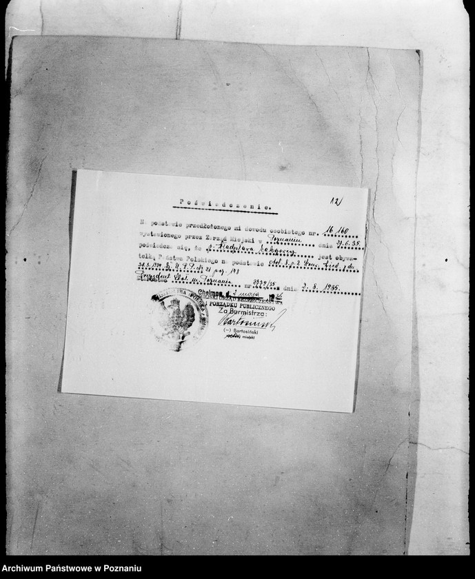 Obraz 16 z jednostki "/Podanie o dopuszczenie do egzaminu pielęgniarskiego/"