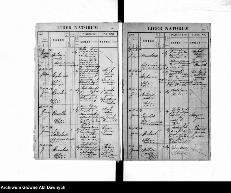 image.from.unit.number "Parafia: Lwów, Kapelania Nosocomia (Szpital Powszechny). Dekanat: Lwów. Księga metrykalna urodzeń i zgonów dla całej parafii."