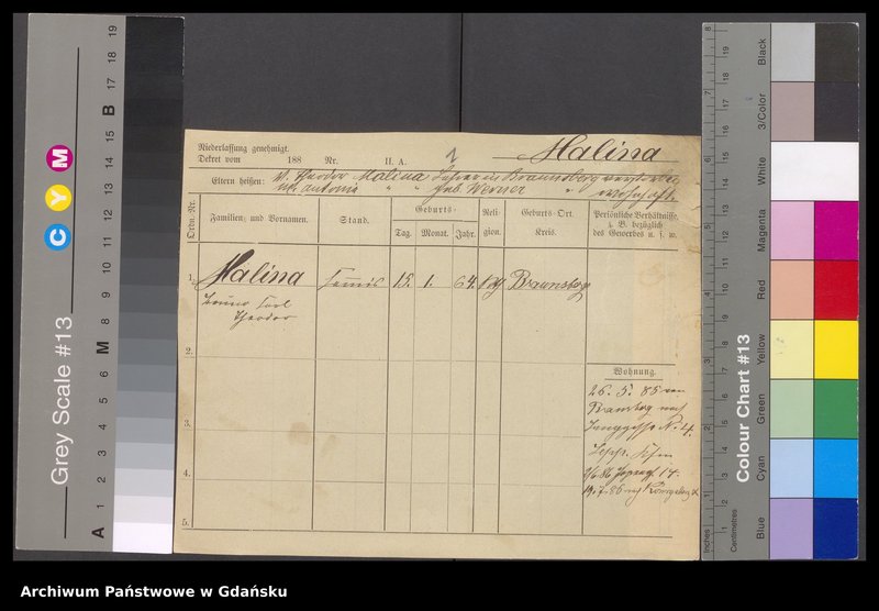 image.from.unit.number "Karty meldunkowe: Malina - Malisius"