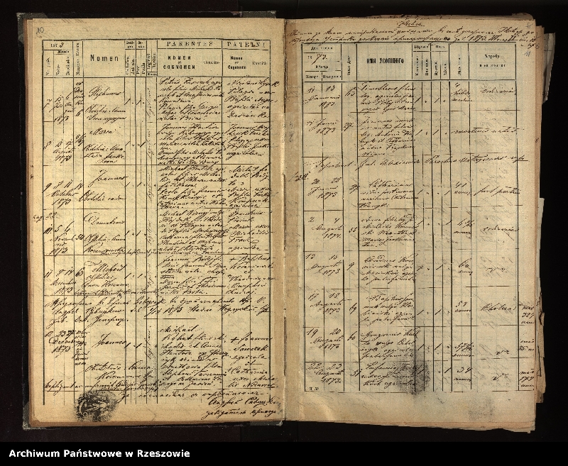 image.from.unit.number "Księga urodzeń, małżeństw i zgonów dla miejscowości Jasień, Ustrzyki Dolne, Strwiążyk"