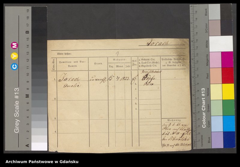 image.from.unit.number "Karty meldunkowe: Jorach - Jost Dorothea"