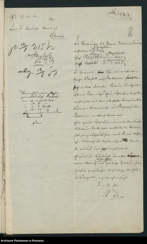 Obraz 12 z jednostki "A. betr. die Familie Czapski"