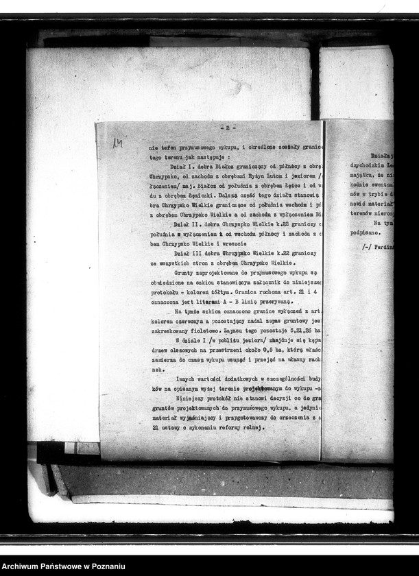 Obraz 18 z jednostki "Przymusowy wykup majątku Chrzypsko Wielkie i Białcz powiatu międzychodzkiego"