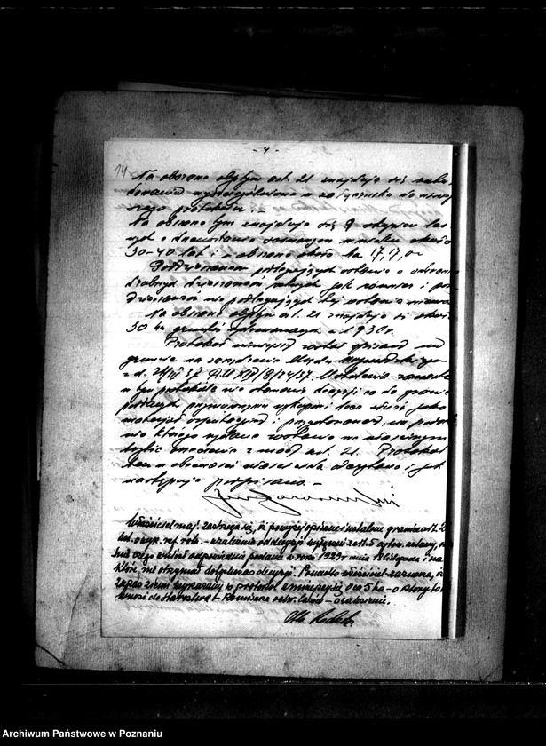 Obraz 18 z jednostki "/Przymusowy wykup majątku Łężce powiatu międzychodzkiego/"