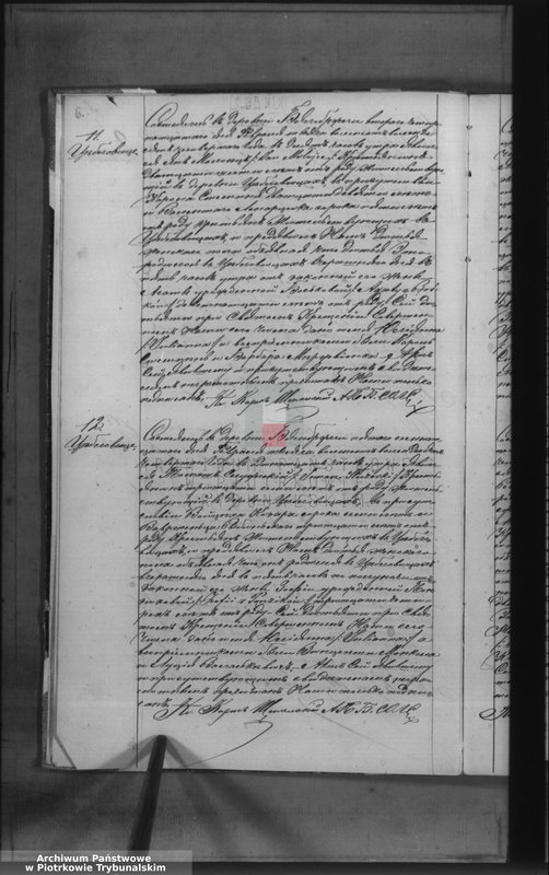 Obraz 10 z jednostki "[Księga duplikat aktów urodzonych, zaślubionych i zmarłych]"