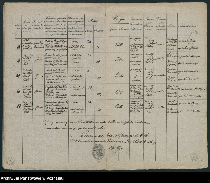 Obraz 10 z jednostki "Księga małżeństw"