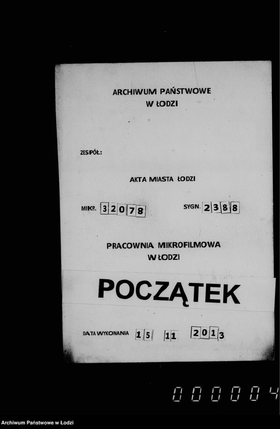 Obraz 1 z jednostki "O gorodskoj rospisi na 1907 god"