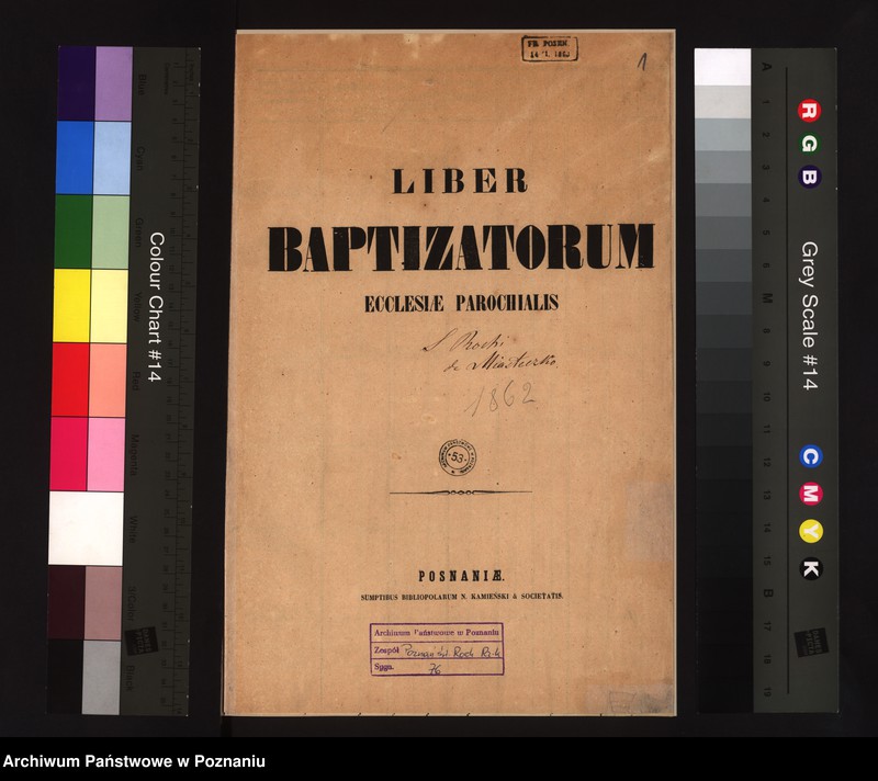 Obraz 3 z jednostki "Duplicat baptisatorum"