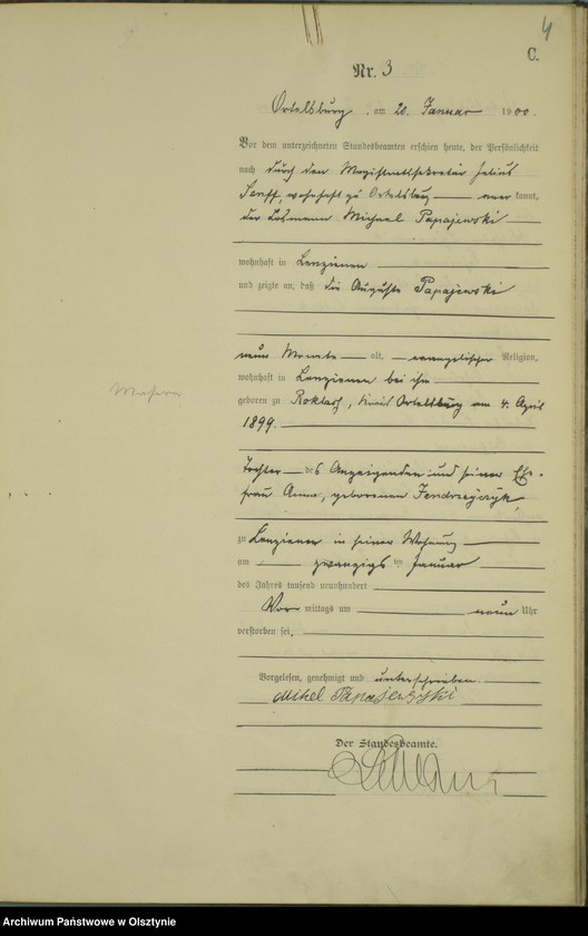 image.from.unit.number "Sterbe-Haupt-Register Nr 1 - 46"