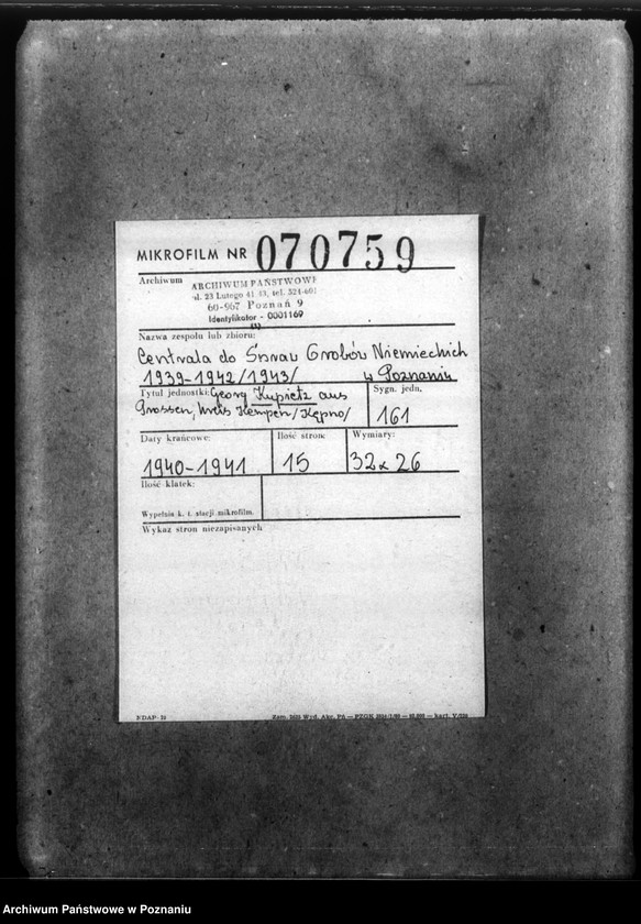 Obraz 2 z jednostki "Georg Kupietz aus Prossen, Kreis Kempen (Kępno)"