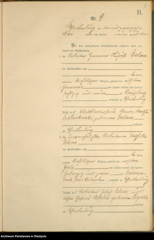 image.from.unit.number "Heiraths-Haupt-Register Nr 1 - 31"