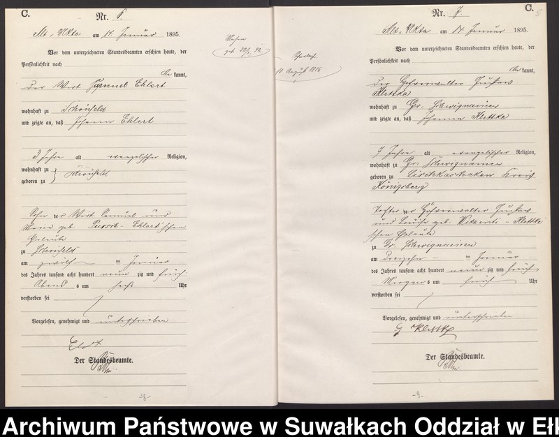 image.from.unit.number "Sterbe-Haupt-Register des Königlichen Preussischen Standes-Amtes Alt Ukta Kreis Sensburg"