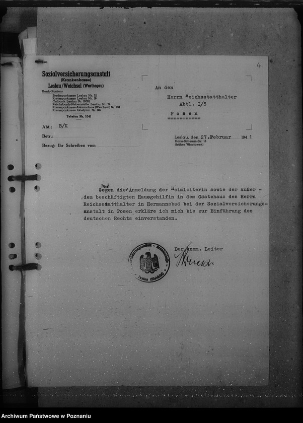 Obraz 8 z jednostki "Besoldungssachen. Ostfreibeitrag."