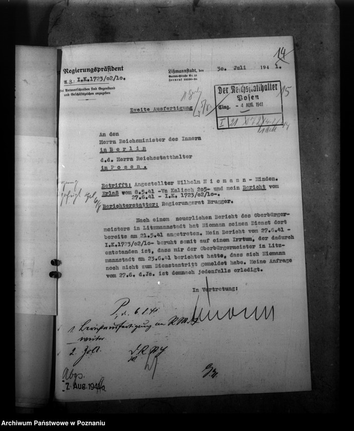 Obraz 19 z jednostki "Abordnungen der Angestellten"