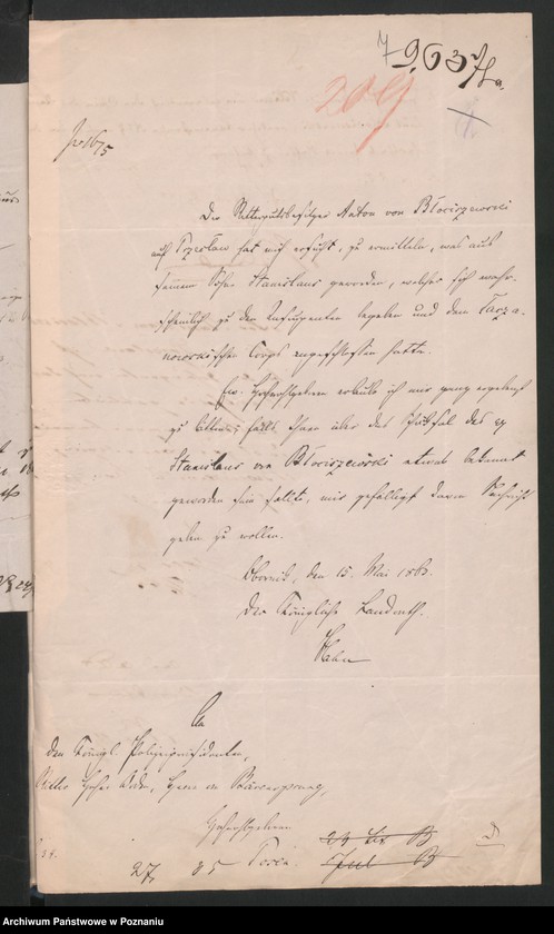 Obraz 10 z jednostki "A. betr. die Familie von Blociszewski /Stanislaus, Anton, Josef, Wladislaus/"