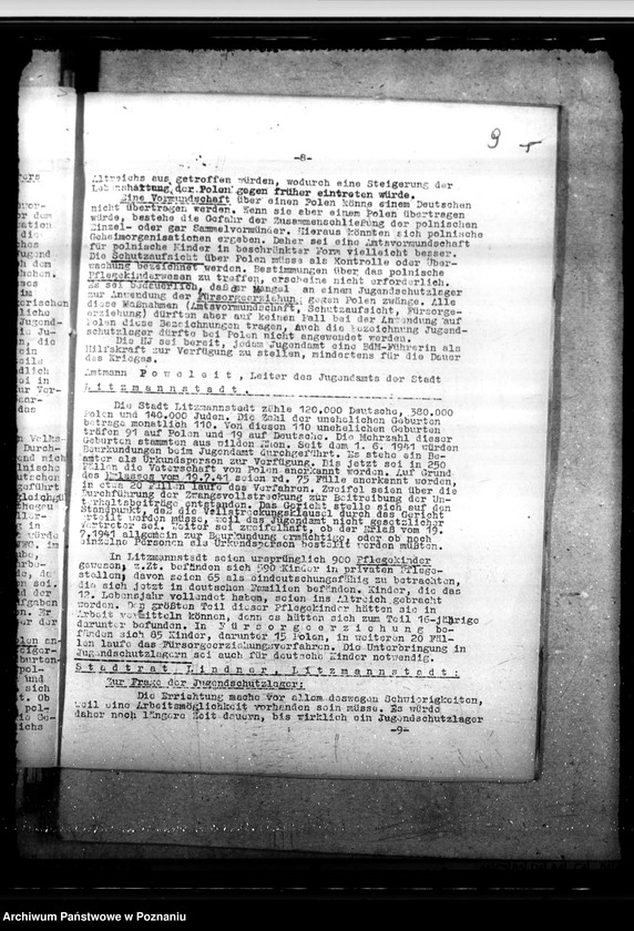 Obraz 13 z jednostki "Besprechungen einer Ministerialkommission über öffentliche Fürsorge und Jugendwohlfahrt in Kalisch"