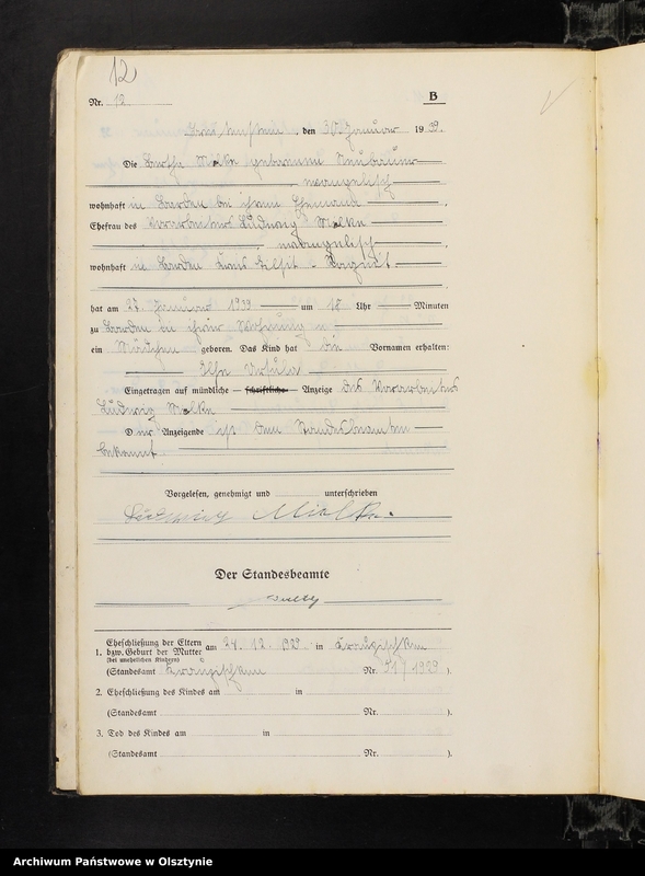 image.from.unit.number "Geburtenbuch/Hauptbuch/Nr 1 - 145"