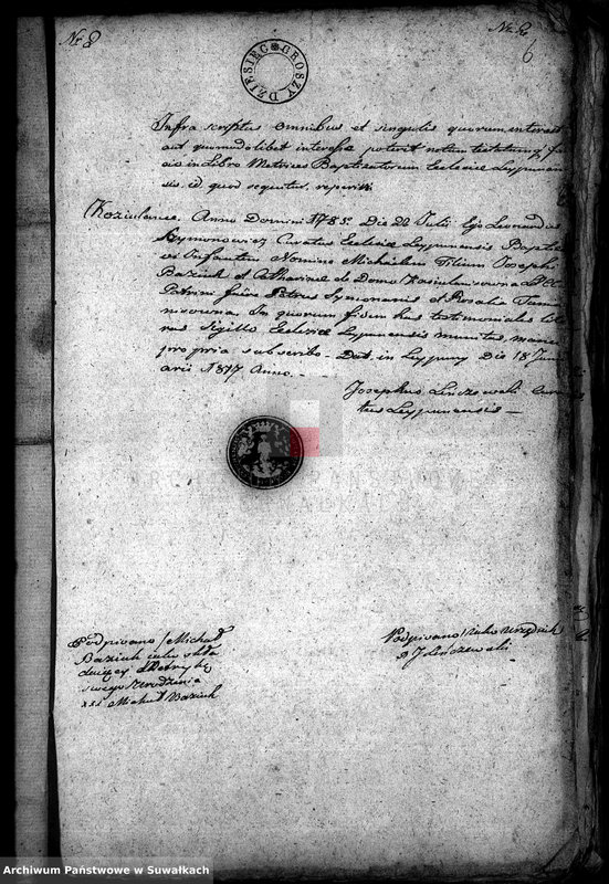 image.from.unit.number "[Dokumenty do akt małżeństw] 1817"