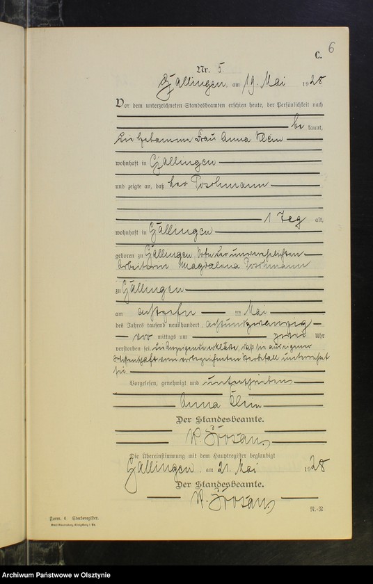 image.from.unit.number "Sterbe-Neben-Register Nr 1 - 15 [ Księga zgonów - wtóropis ]"
