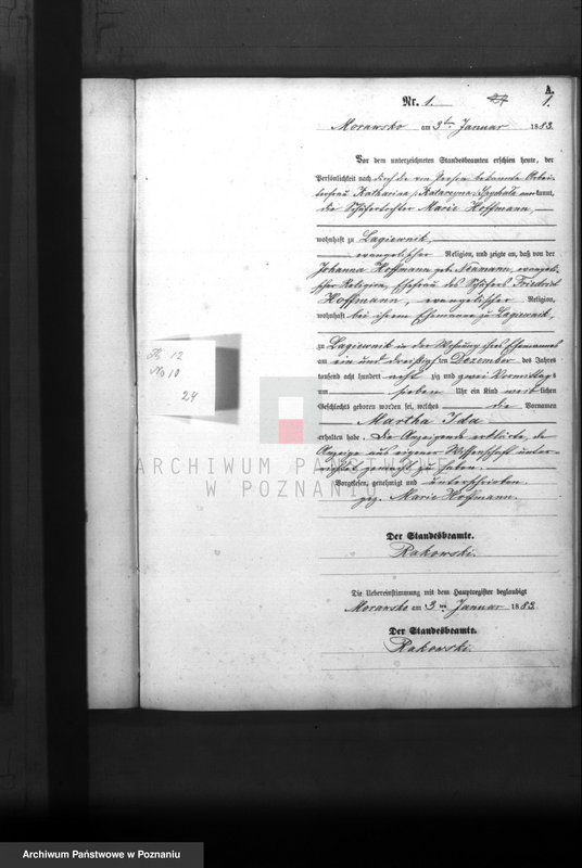 Obraz 3 z jednostki "Księga urodzeń"
